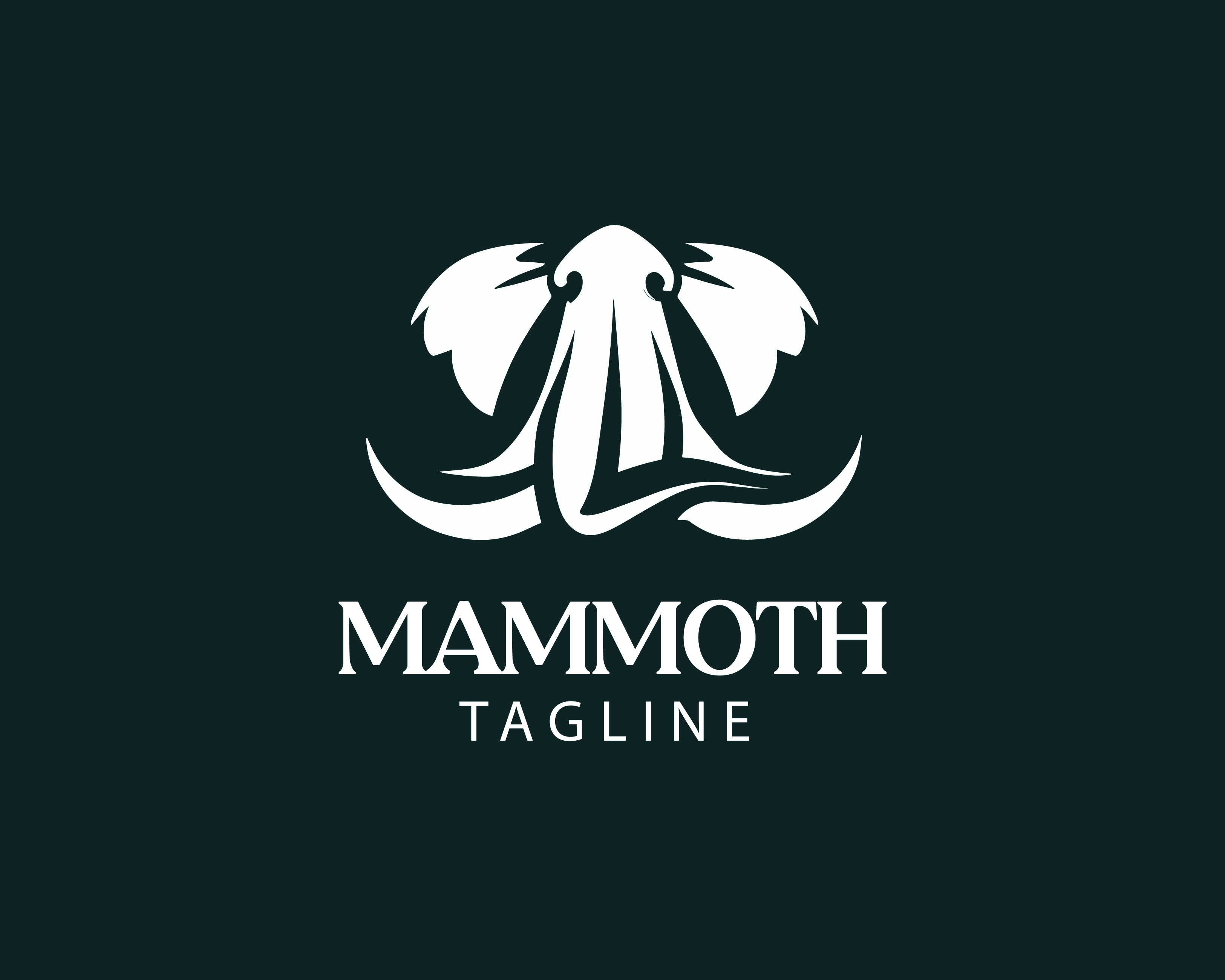 Mammoth customizable logo set design #37753