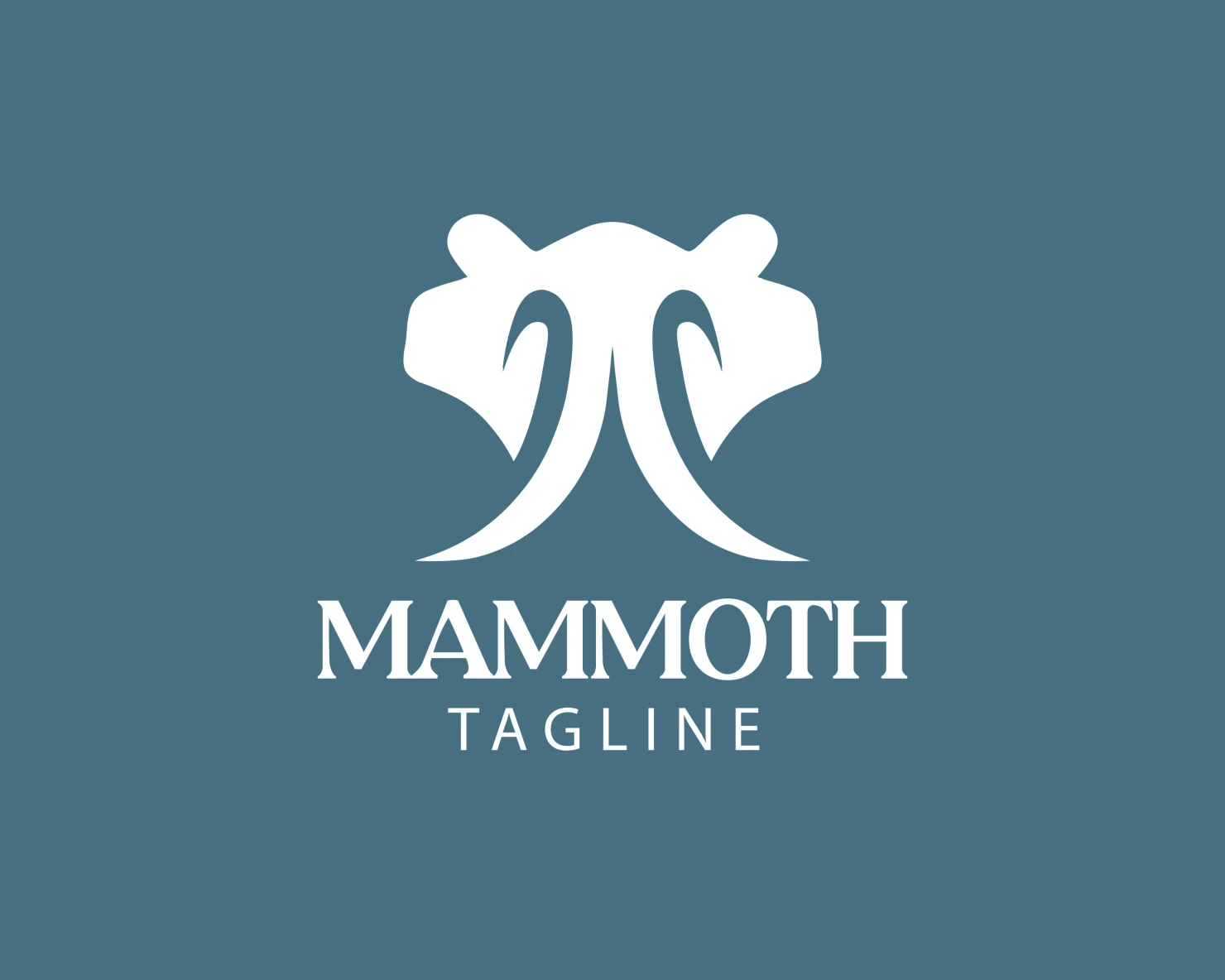 Mammoth customizable logo set design #37743
