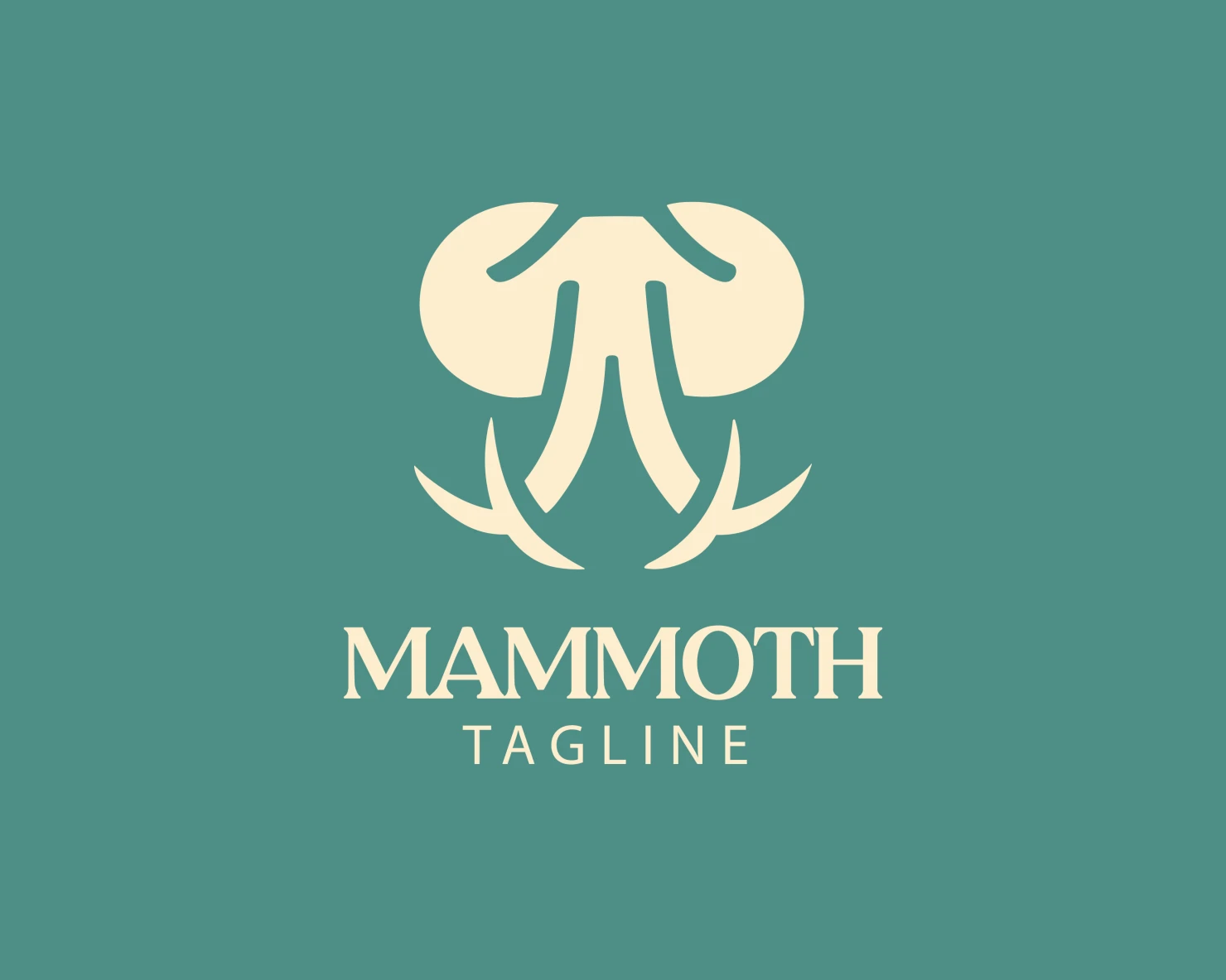 Mammoth customizable logo set design #37749