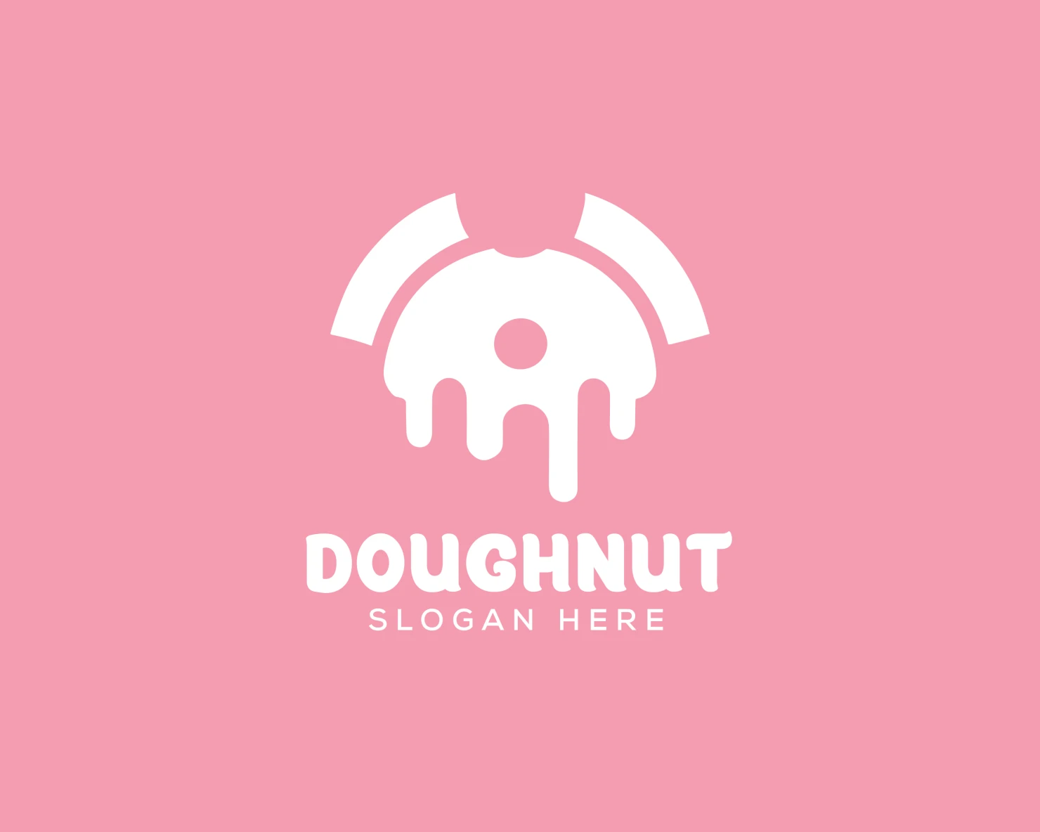 Doughnut customizable logo set design #37780