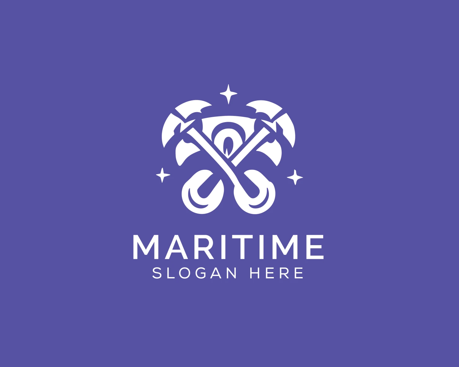Maritime customizable logo set design #37788