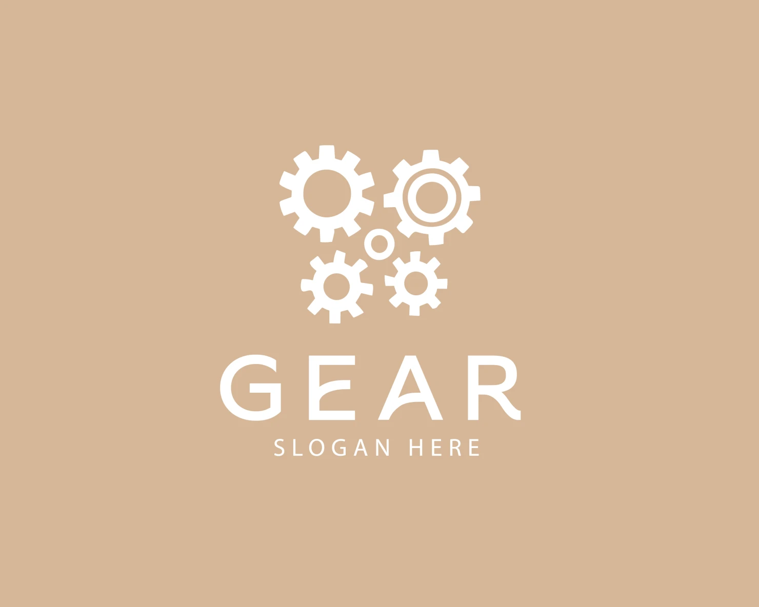 Gear customizable logo set design #37814