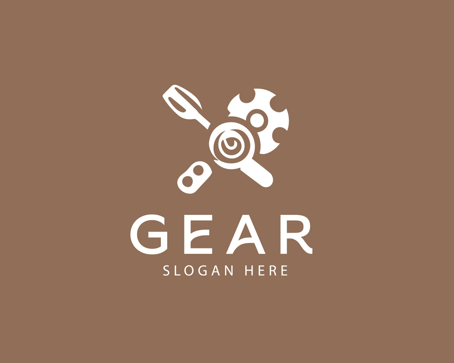 Gear customizable logo set design #37816