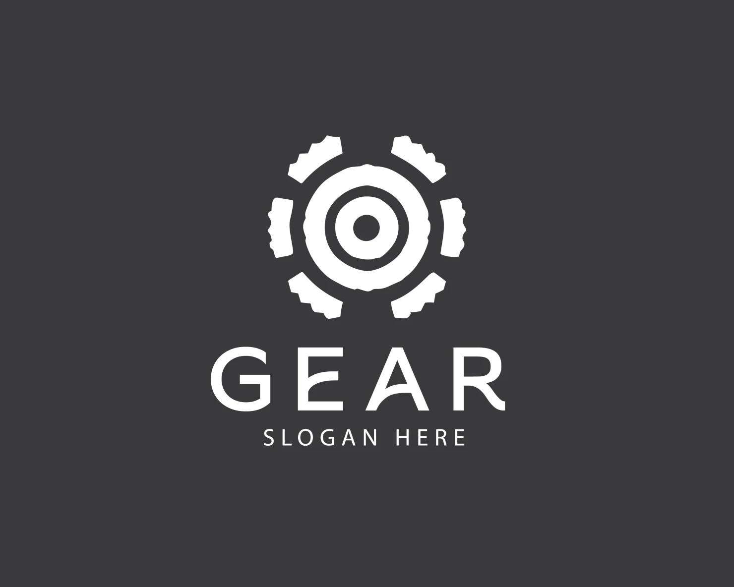 Gear customizable logo set design #37817
