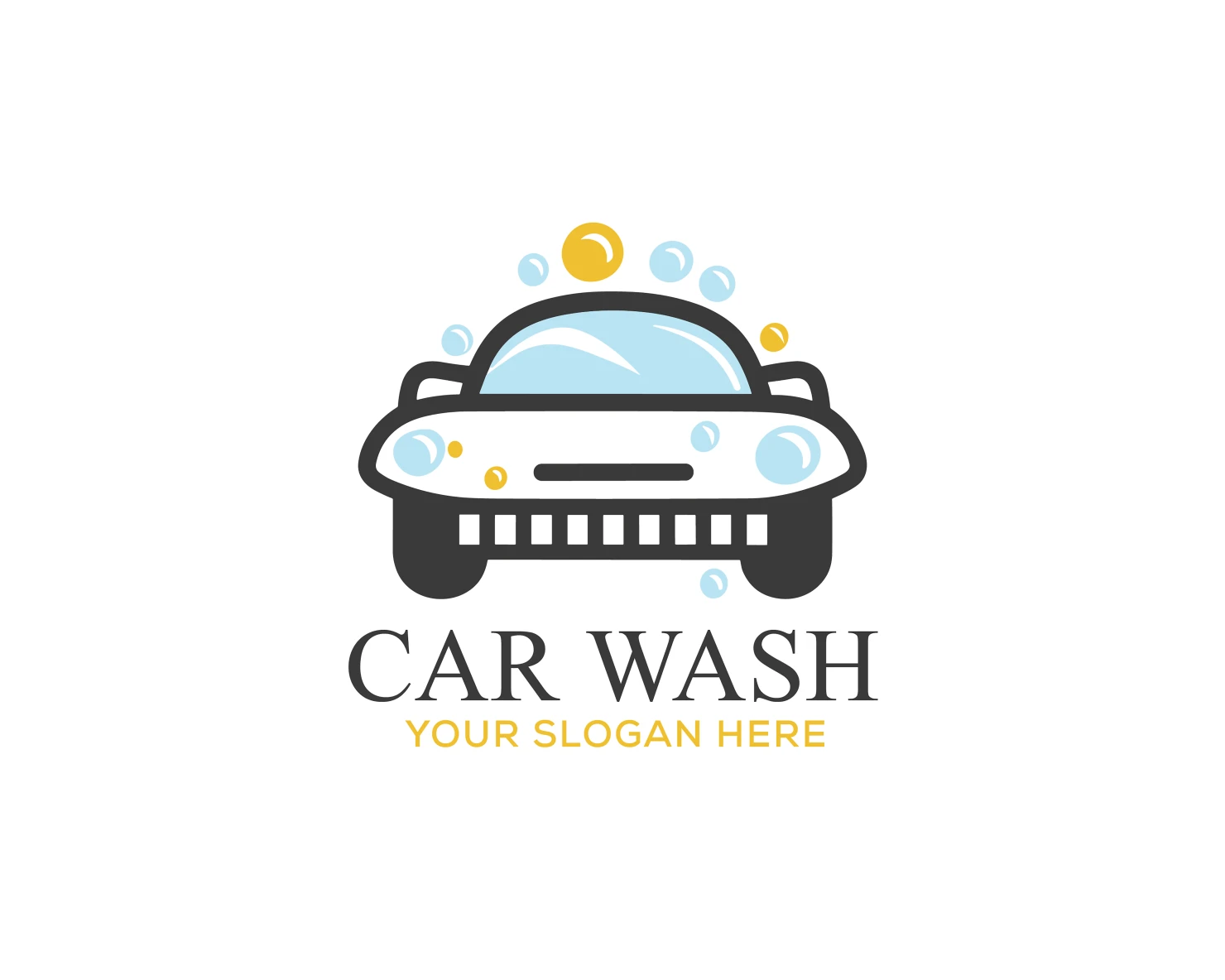 Car wash customizable logo set design #37824