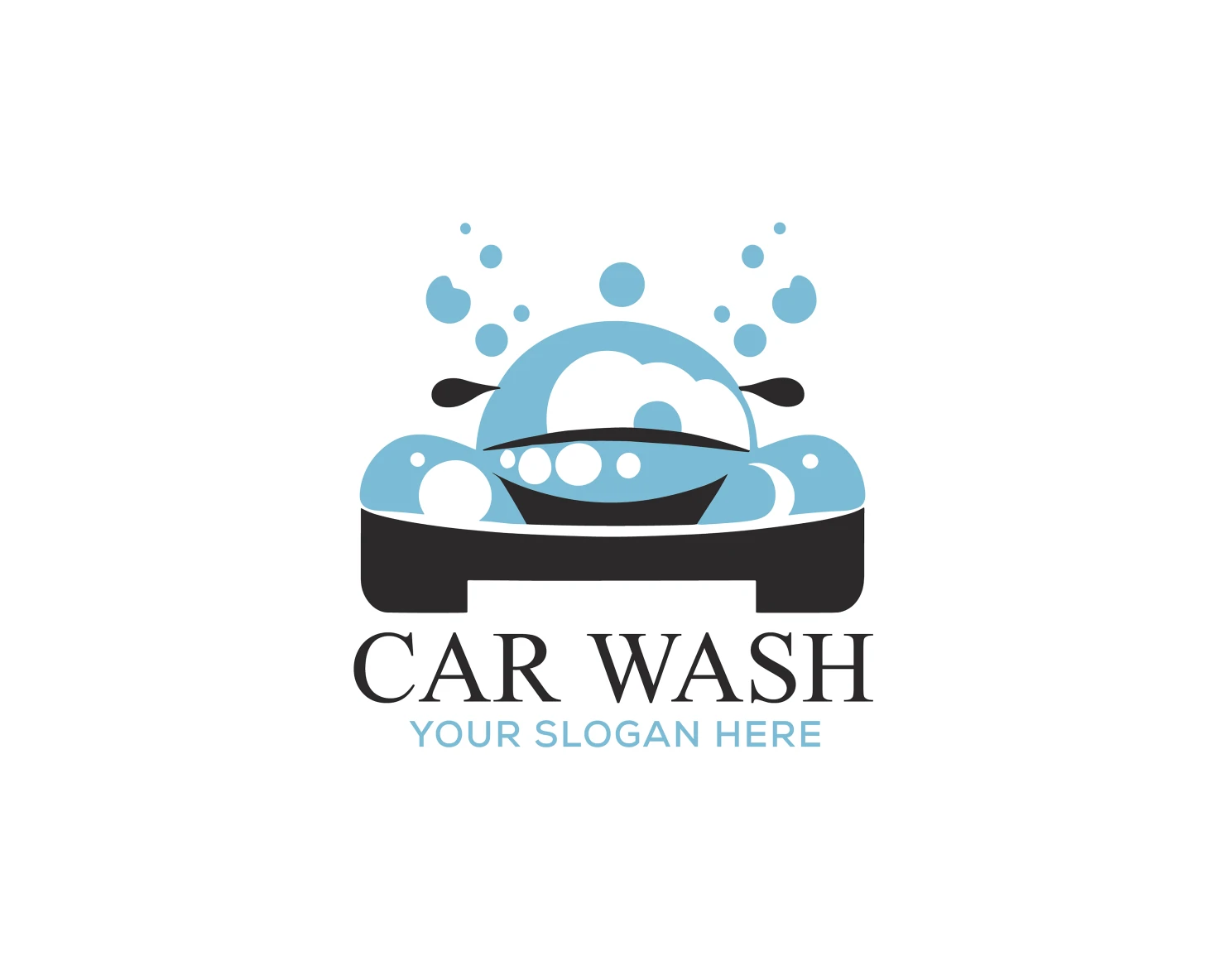 Car wash customizable logo set design #37836