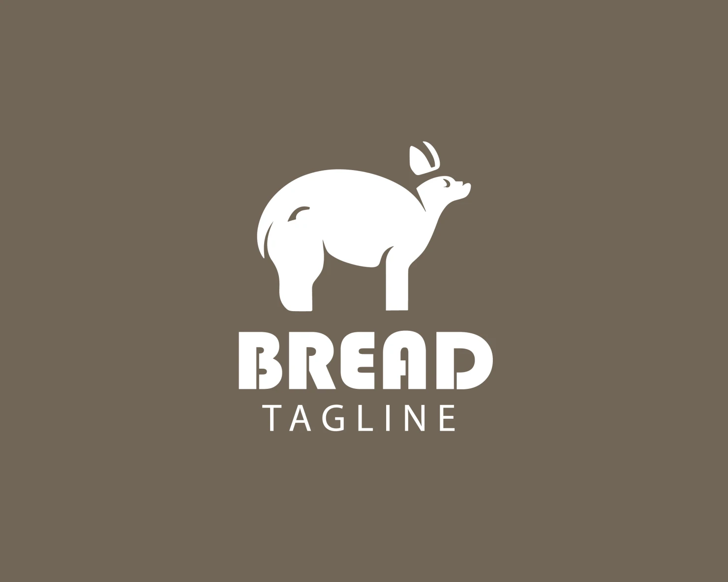 Bread customizable logo set design #37860