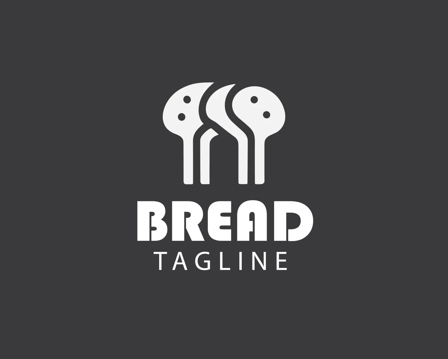 Bread customizable logo set design #37862