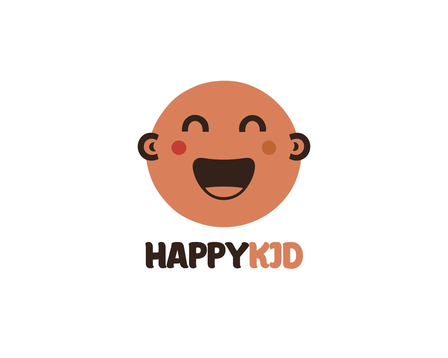 Happy kids customizable logo set design #37919