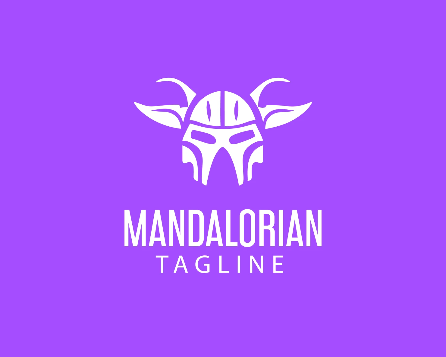 Mandalorian customizable logo set design #37928