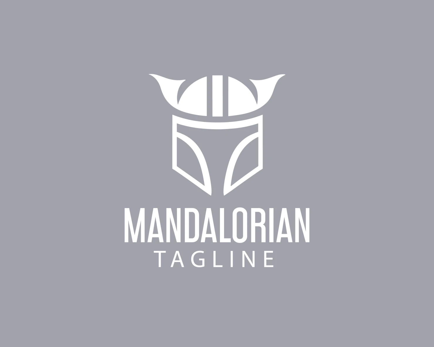 Mandalorian customizable logo set design #37929