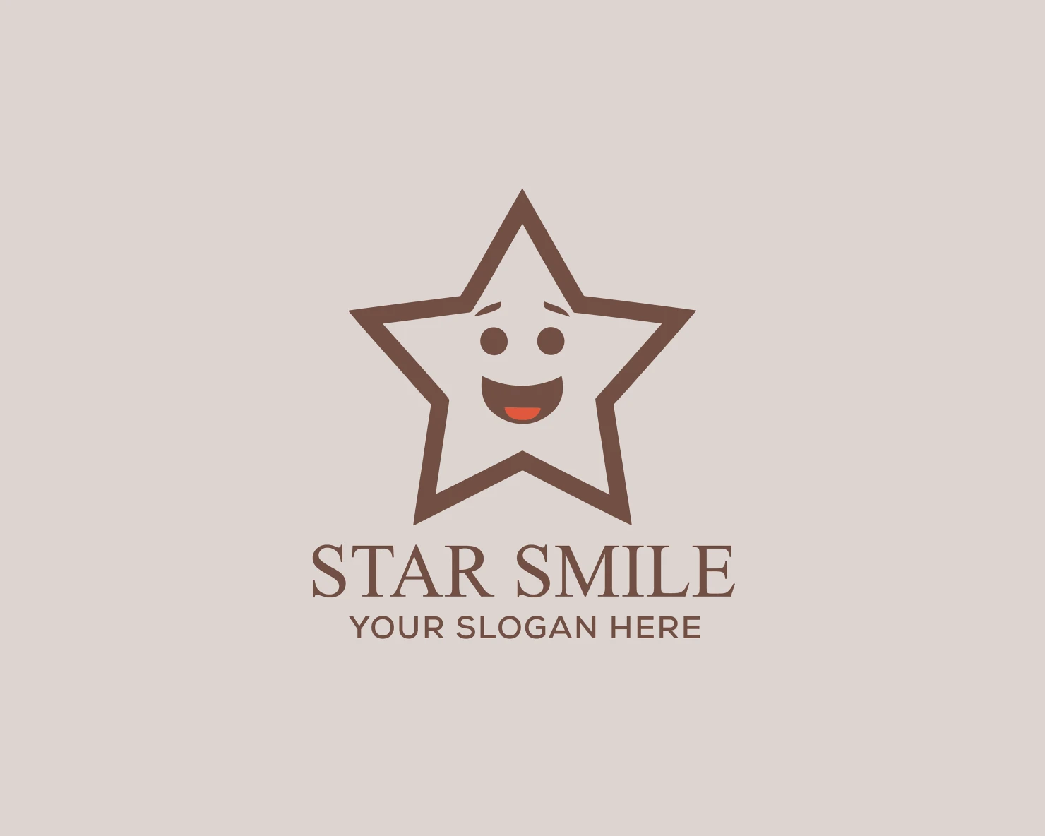 Happy star customizable logo set design #37961