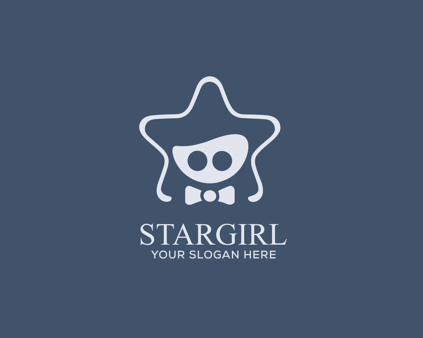 Happy star customizable logo set design #37964