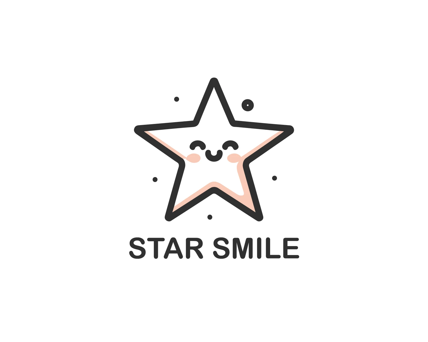 Happy star customizable logo set design #37965