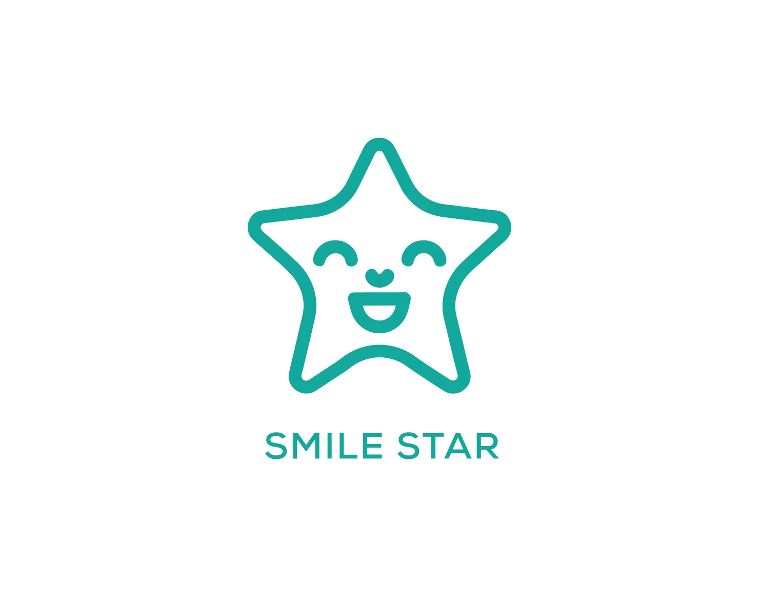 Happy star customizable logo set design #37968