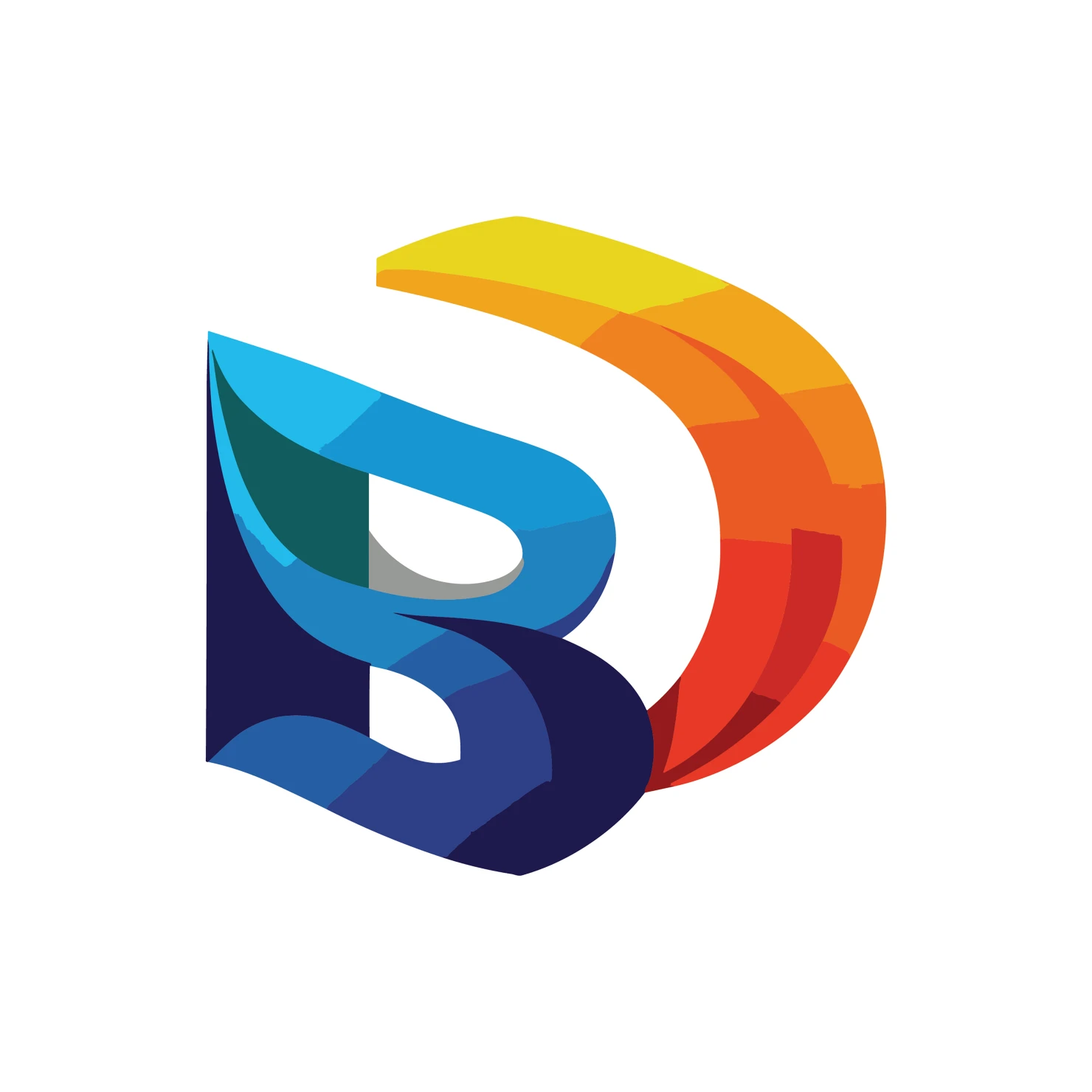 B letter customizable logo set design #38033