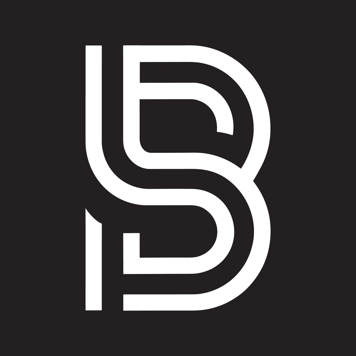 B letter customizable logo set design #38034