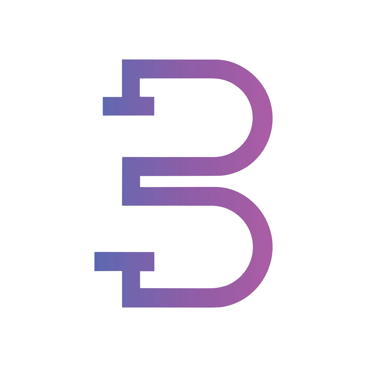 B letter customizable logo set design #38036