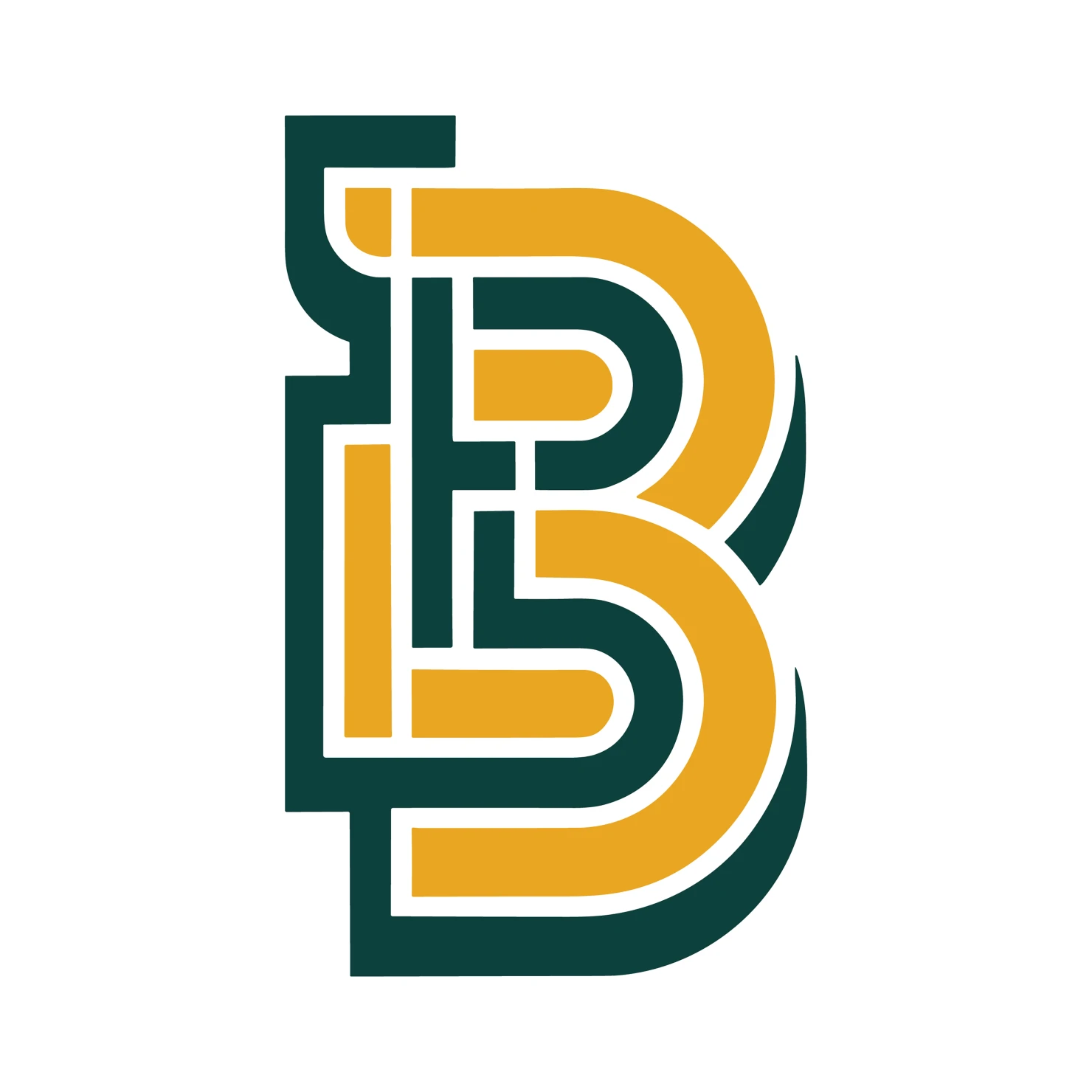 B letter customizable logo set design #38037