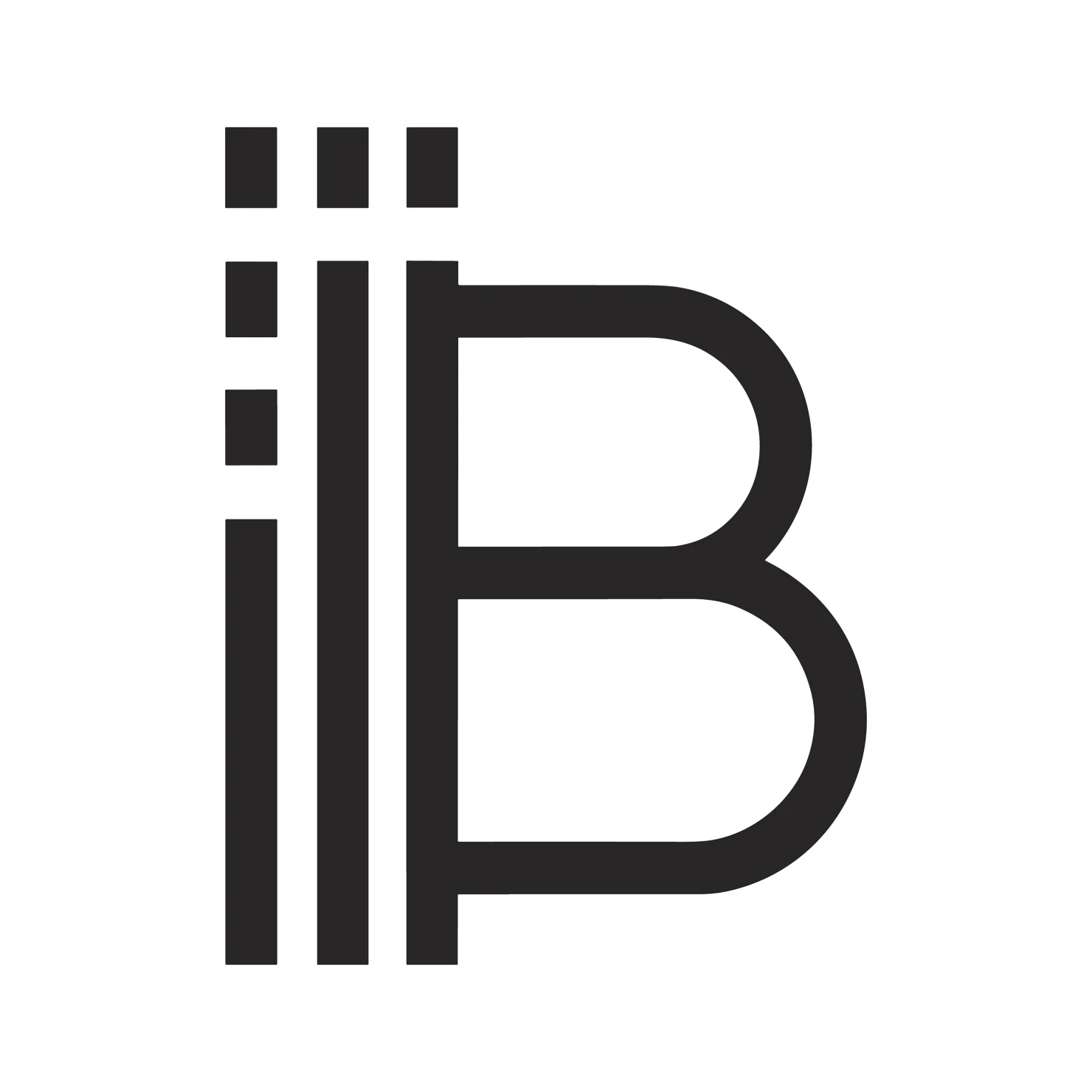 B letter customizable logo set design #38039