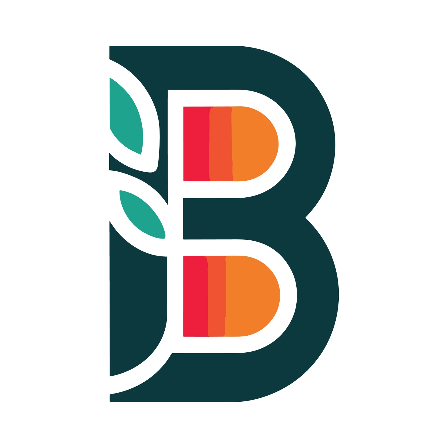 B letter customizable logo set design #38041
