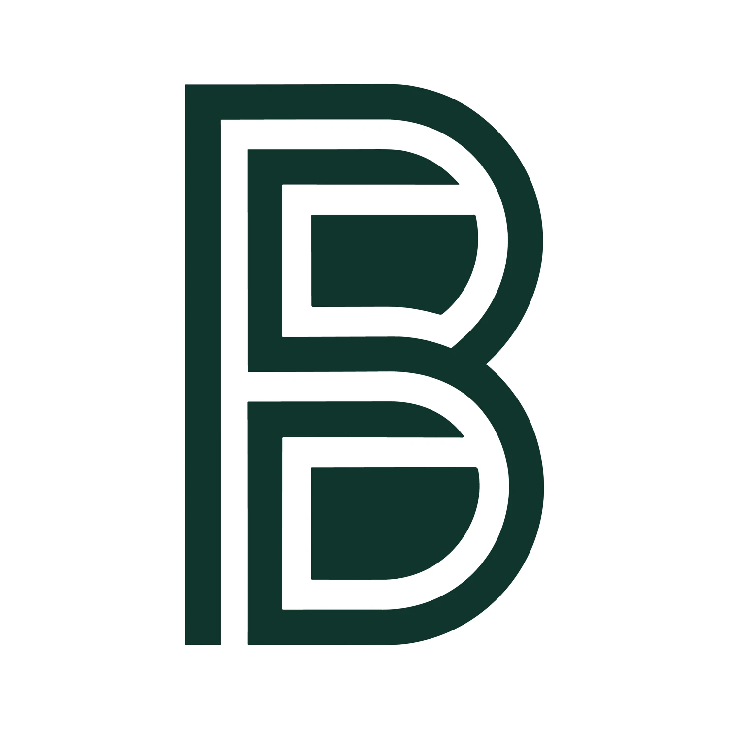 B letter customizable logo set design #38045