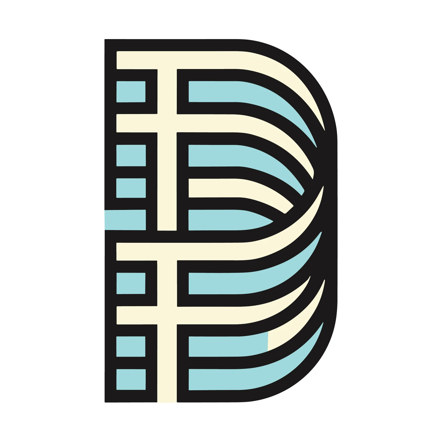 D letter customizable logo set design #38054