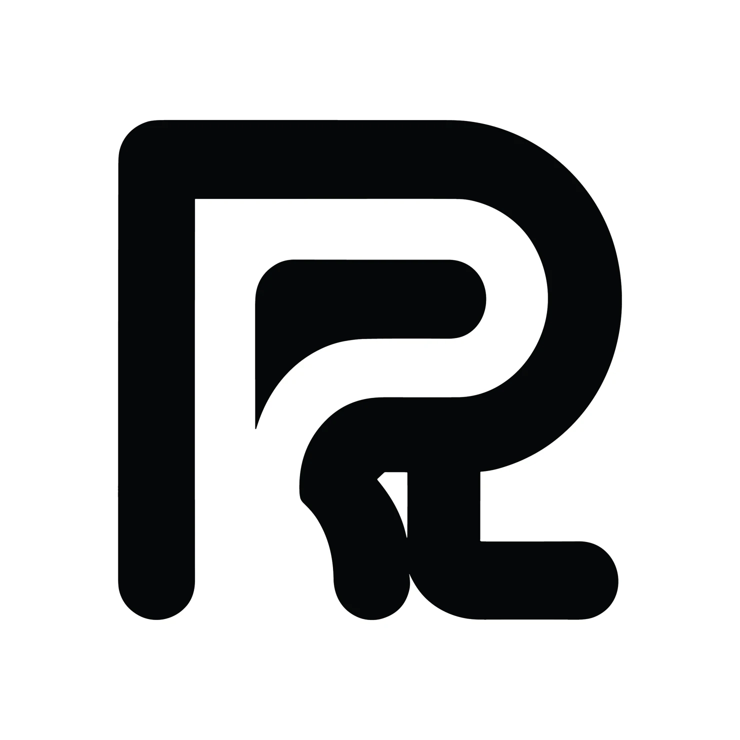R letter customizable logo set design #38076