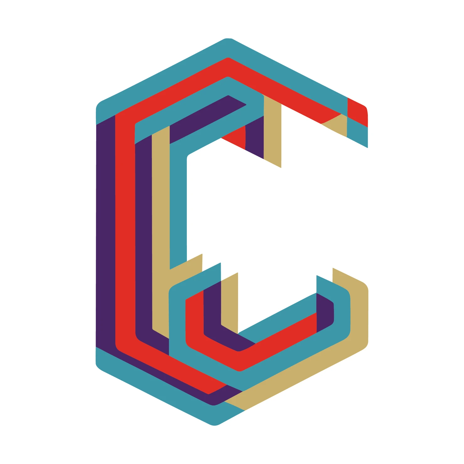 C letter customizable logo set design #38078