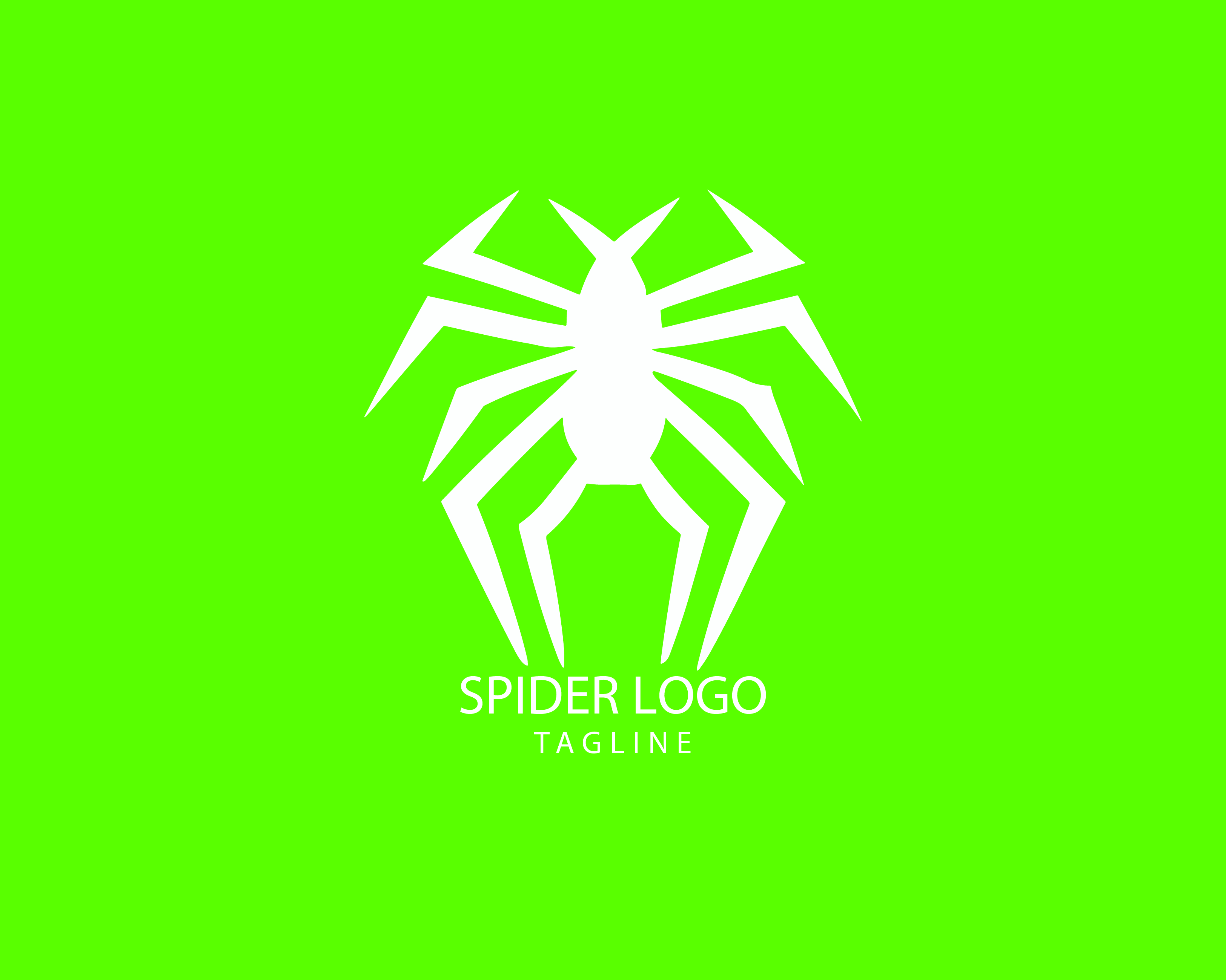 Spider customizable logo set design #38188