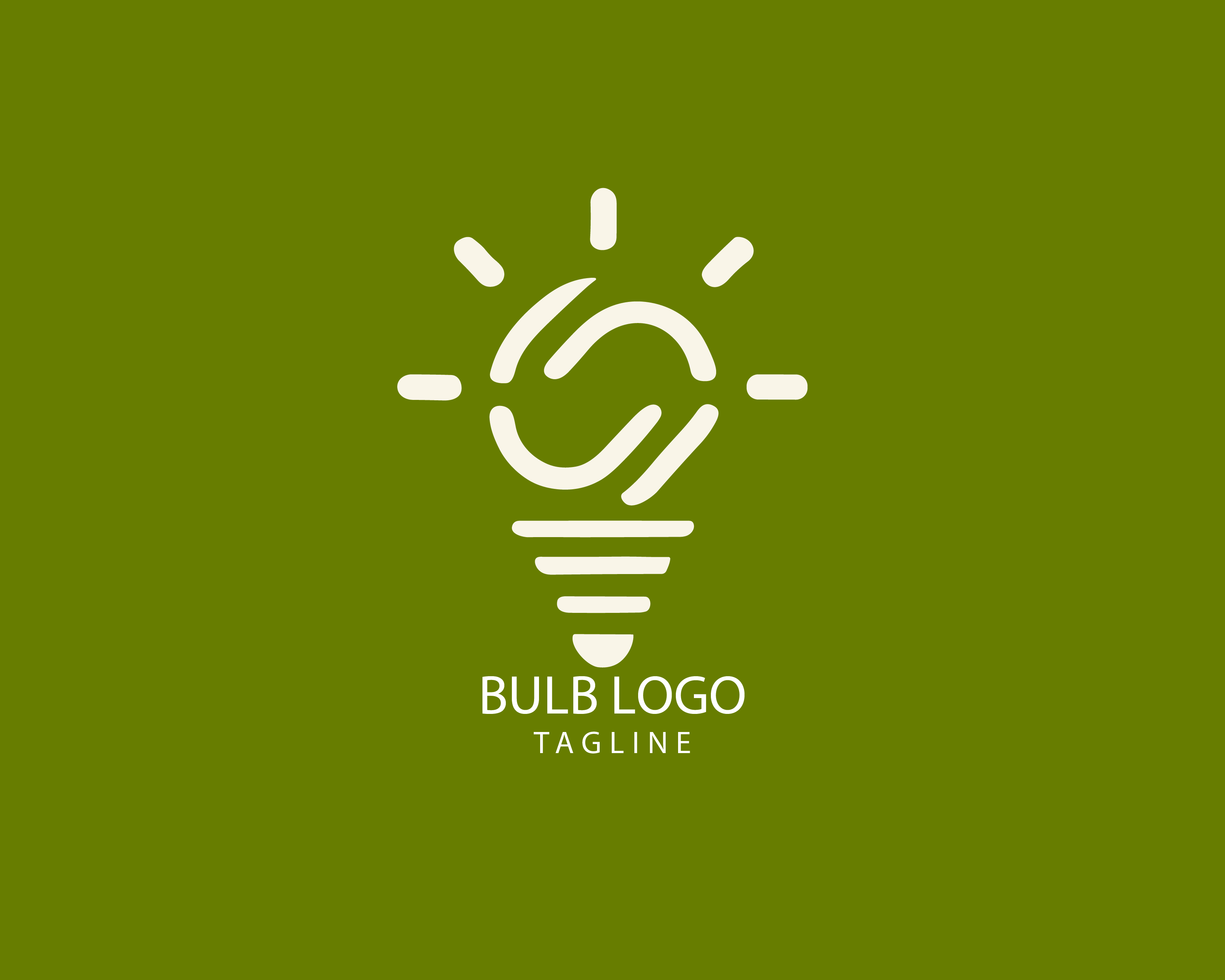 Bulb customizable logo set design #38443