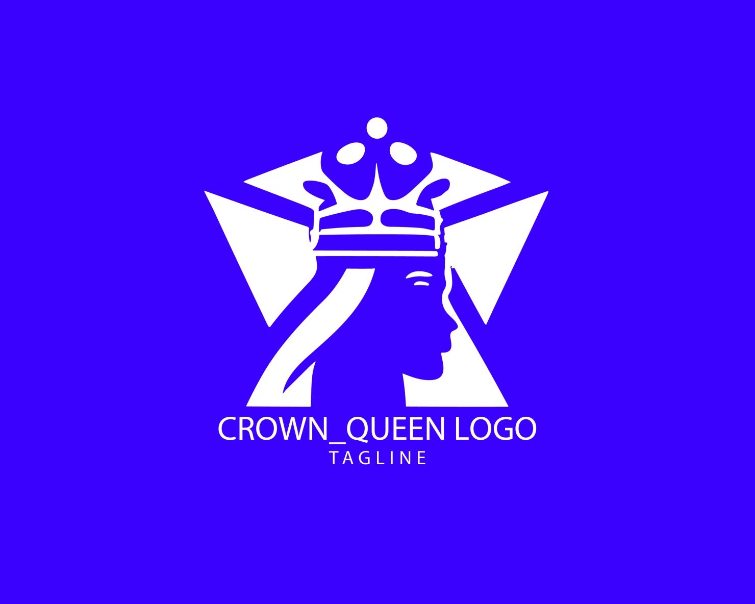 Crown customizable logo set design #38109