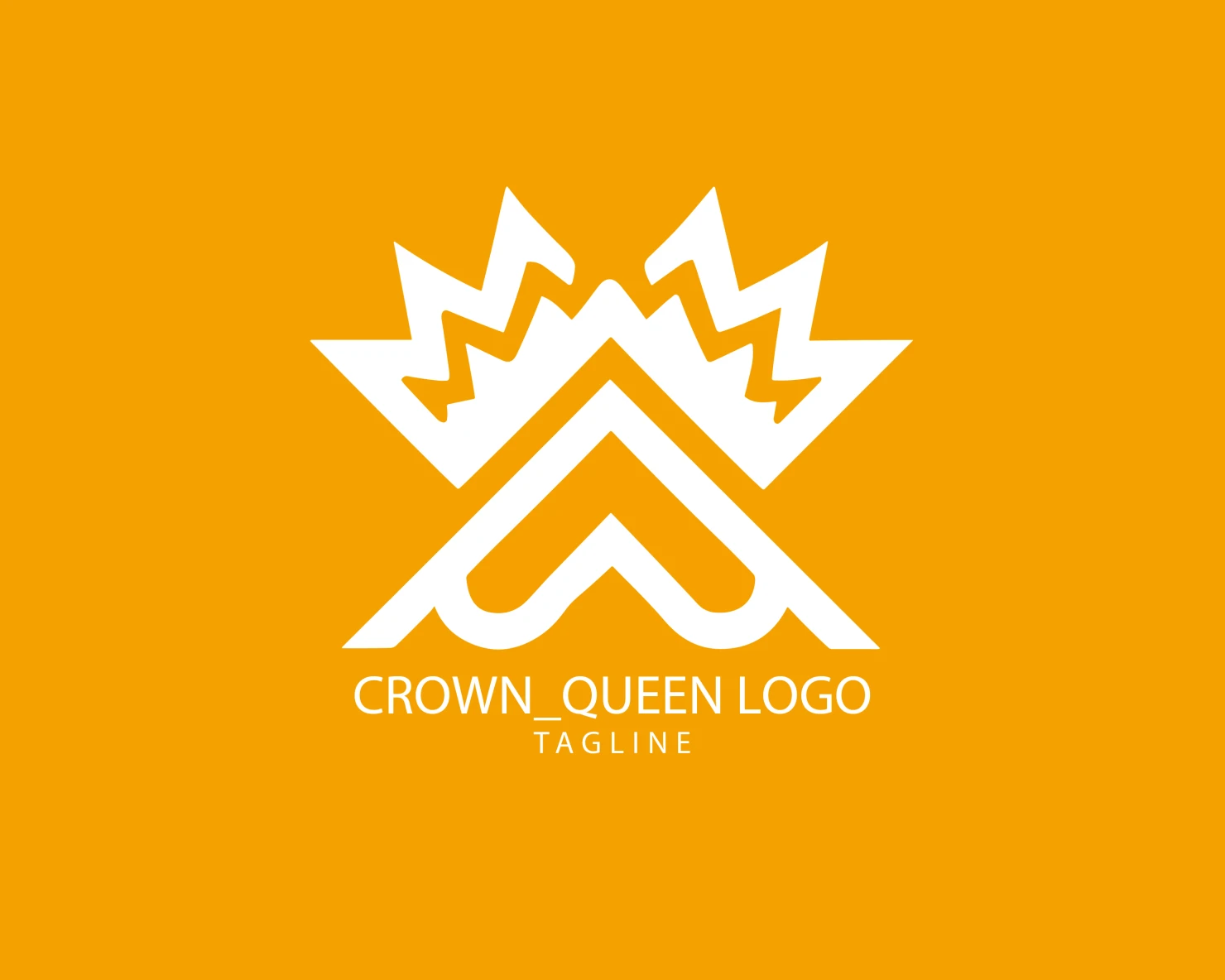 Crown customizable logo set design #38110