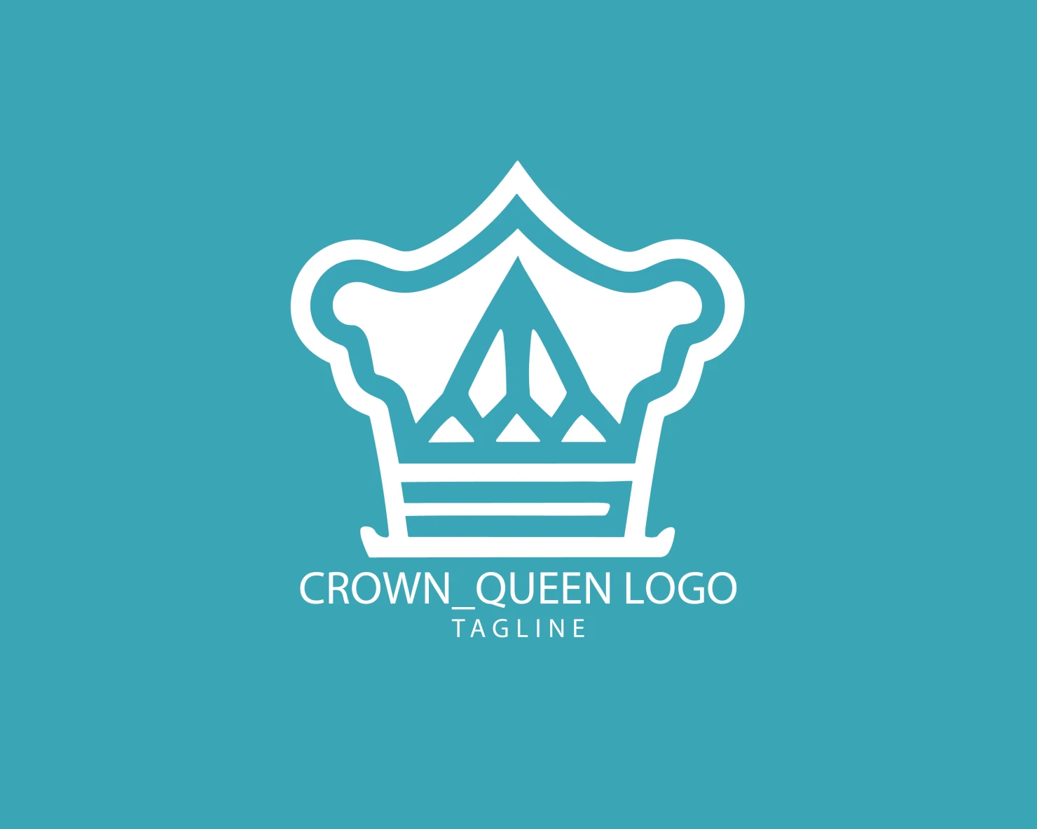 Crown customizable logo set design #38115
