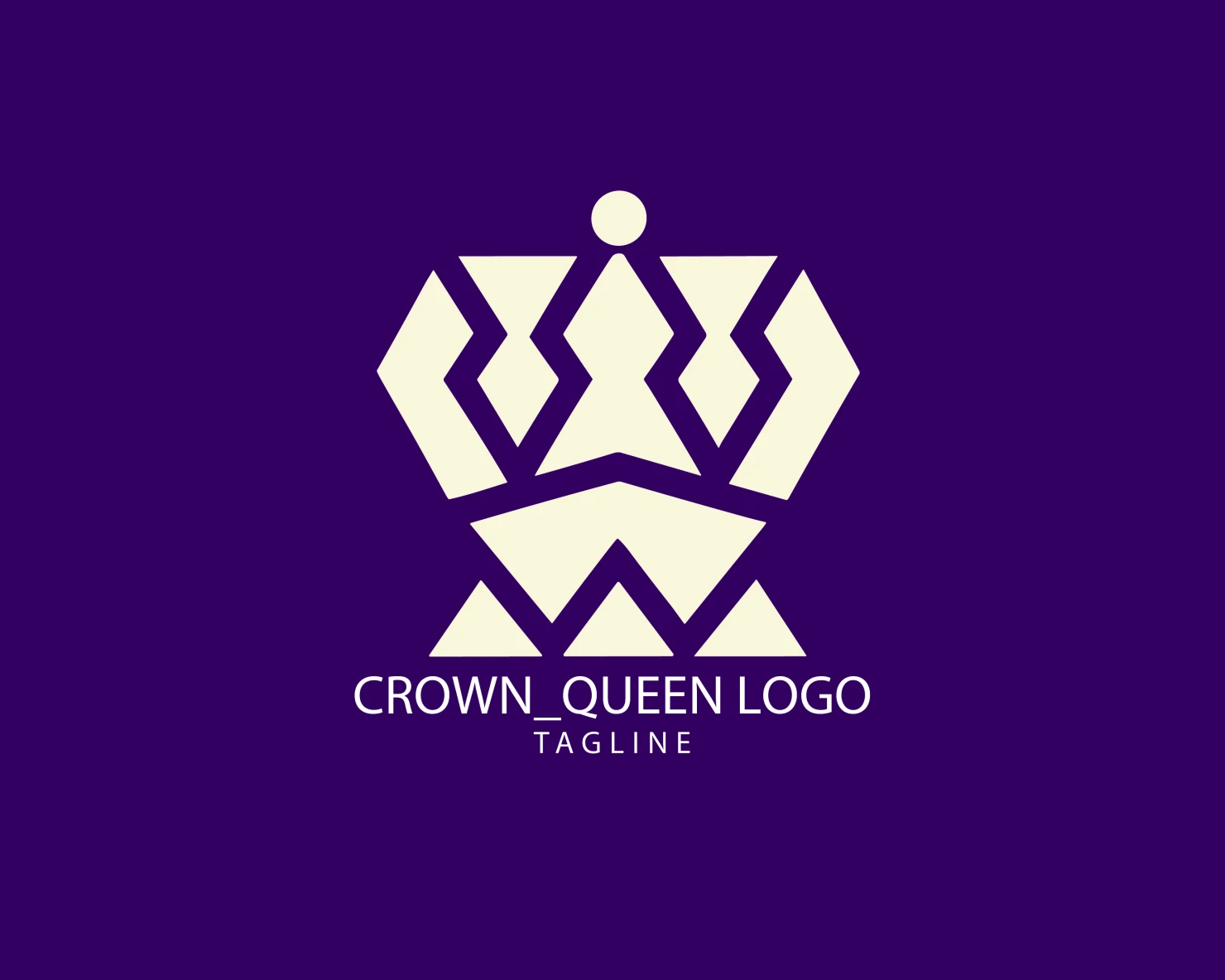 Crown customizable logo set design #38118