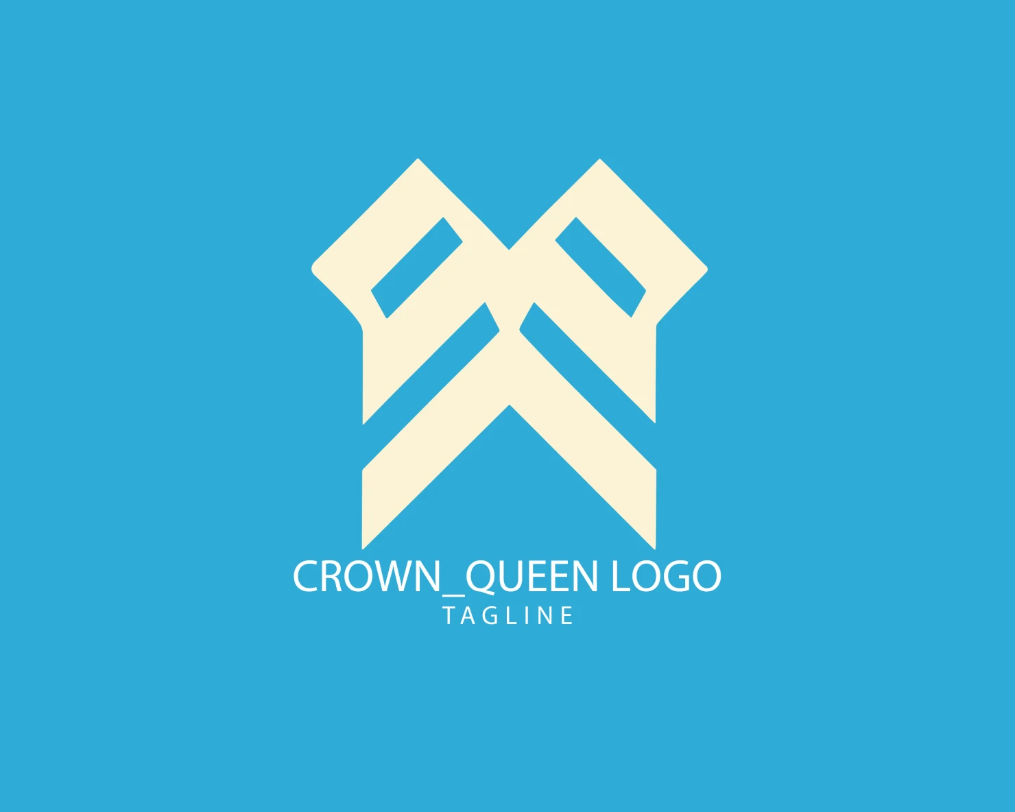 Crown customizable logo set design #38121