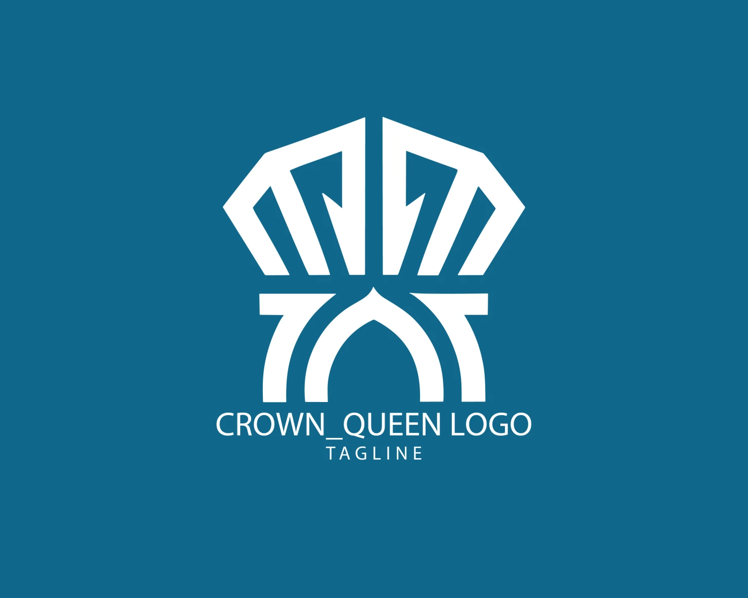 Crown customizable logo set design #38122