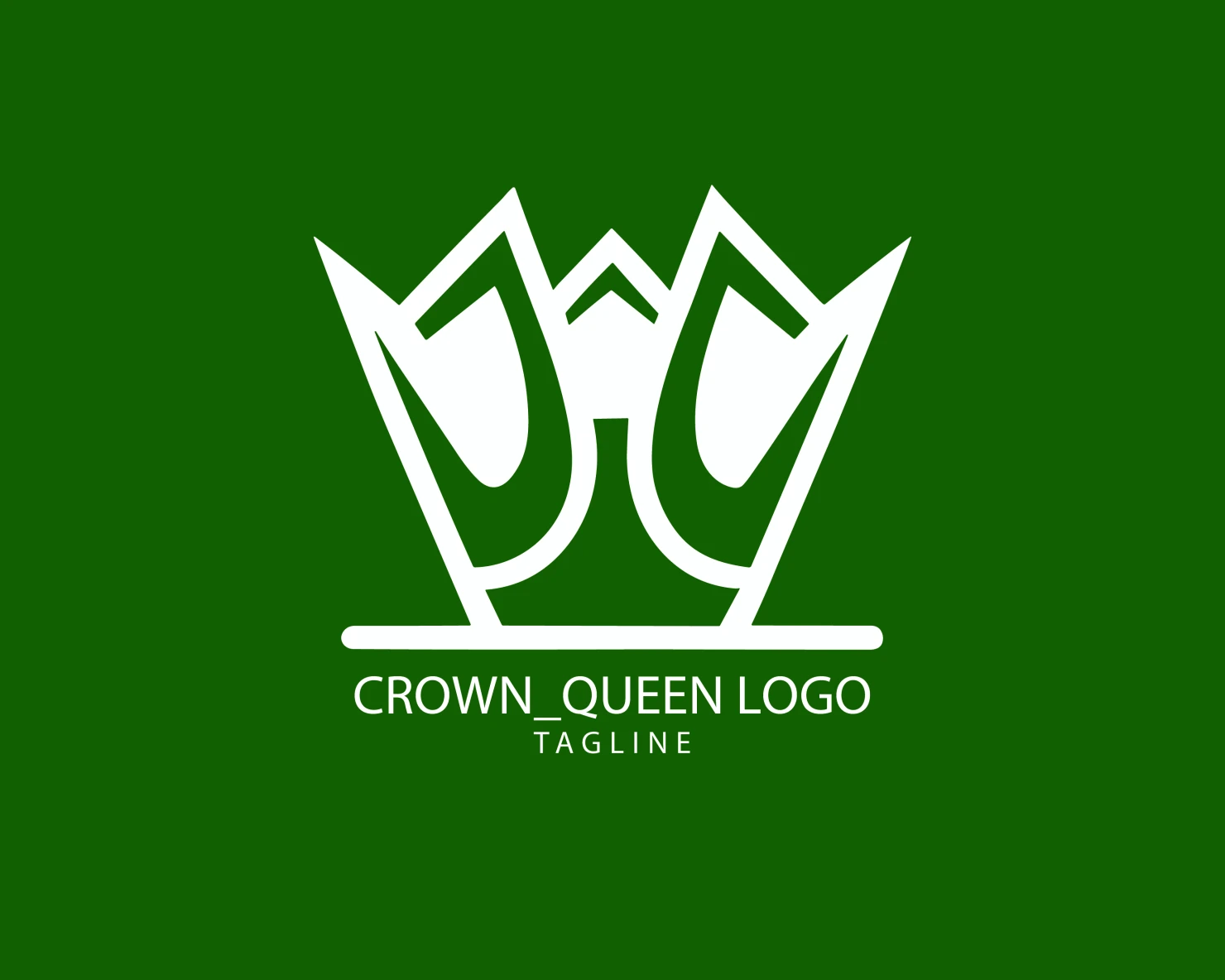 Crown customizable logo set design #38124