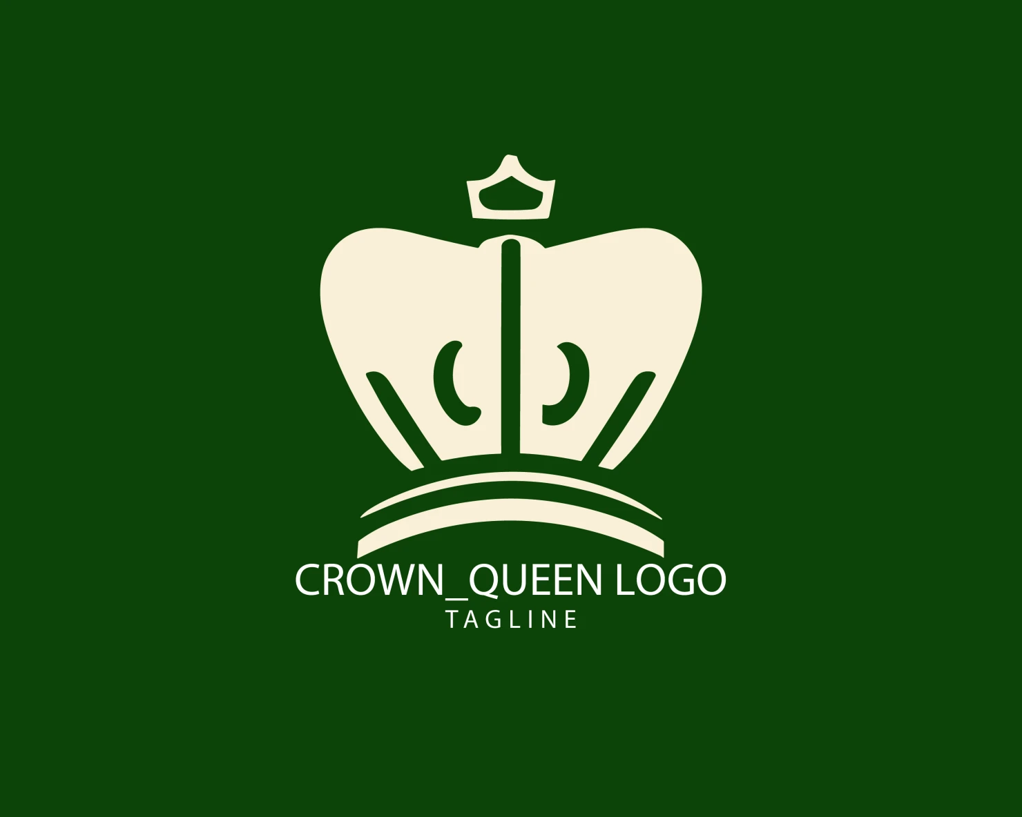 Crown customizable logo set design #38126