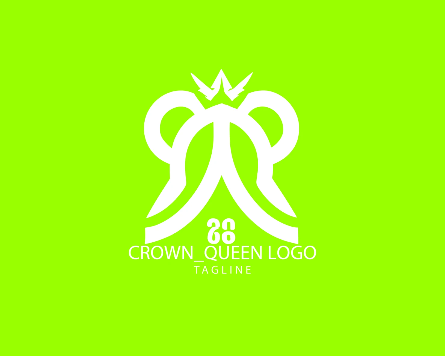 Crown customizable logo set design #38129