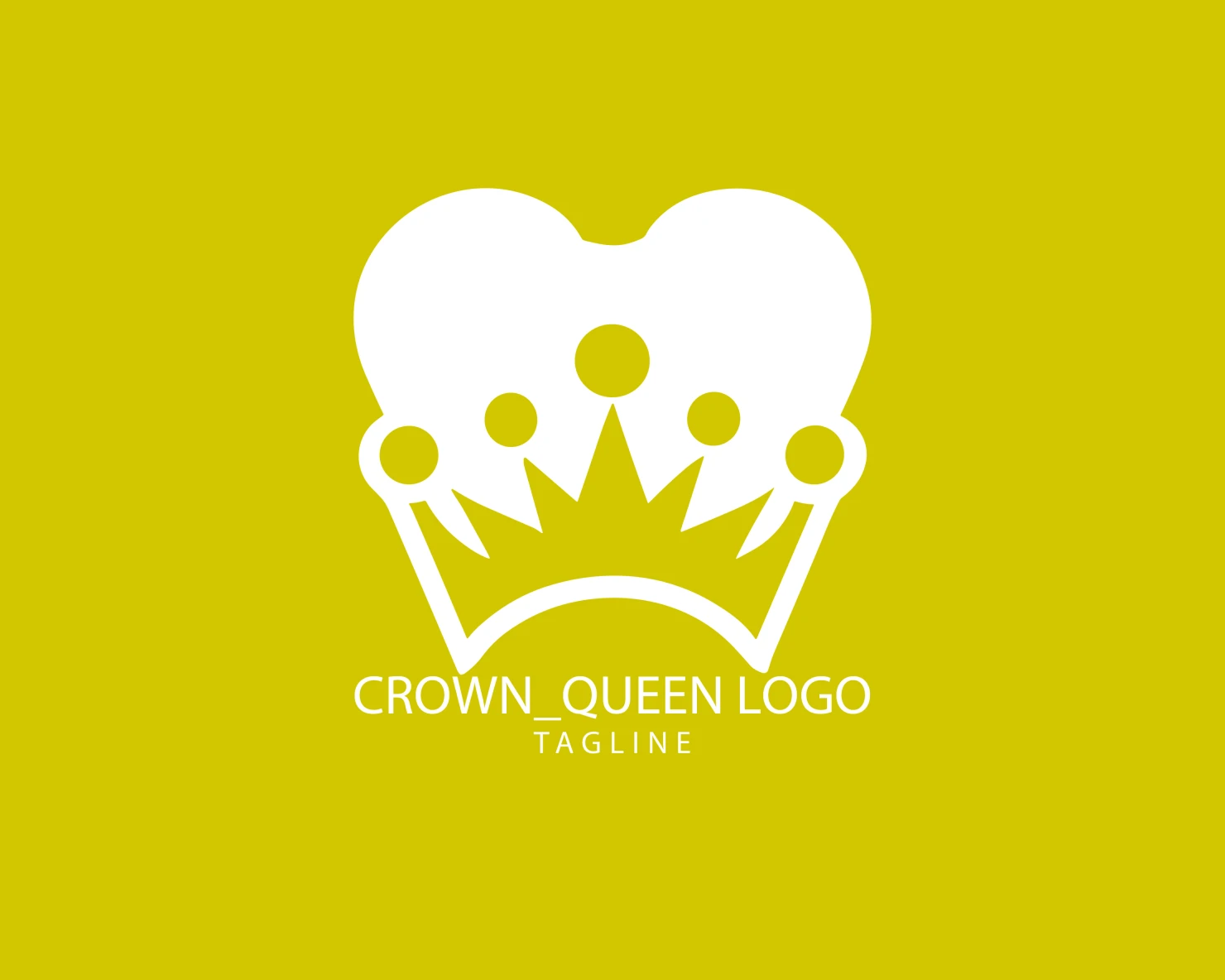 Crown customizable logo set design #38130