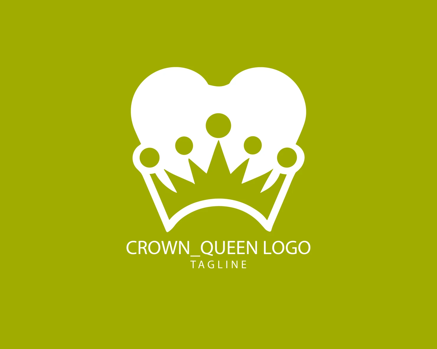 Crown customizable logo set design #38131