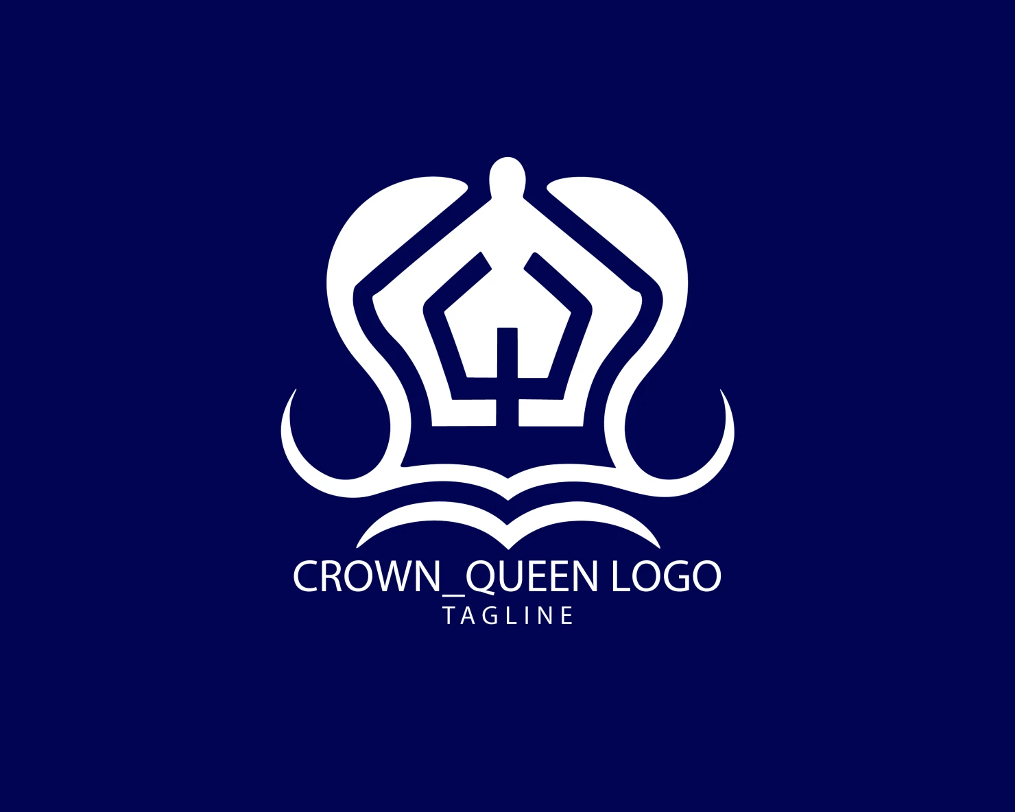 Crown customizable logo set design #38139
