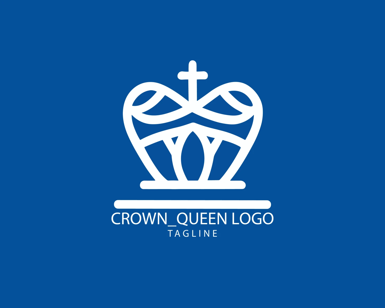 Crown customizable logo set design #38140