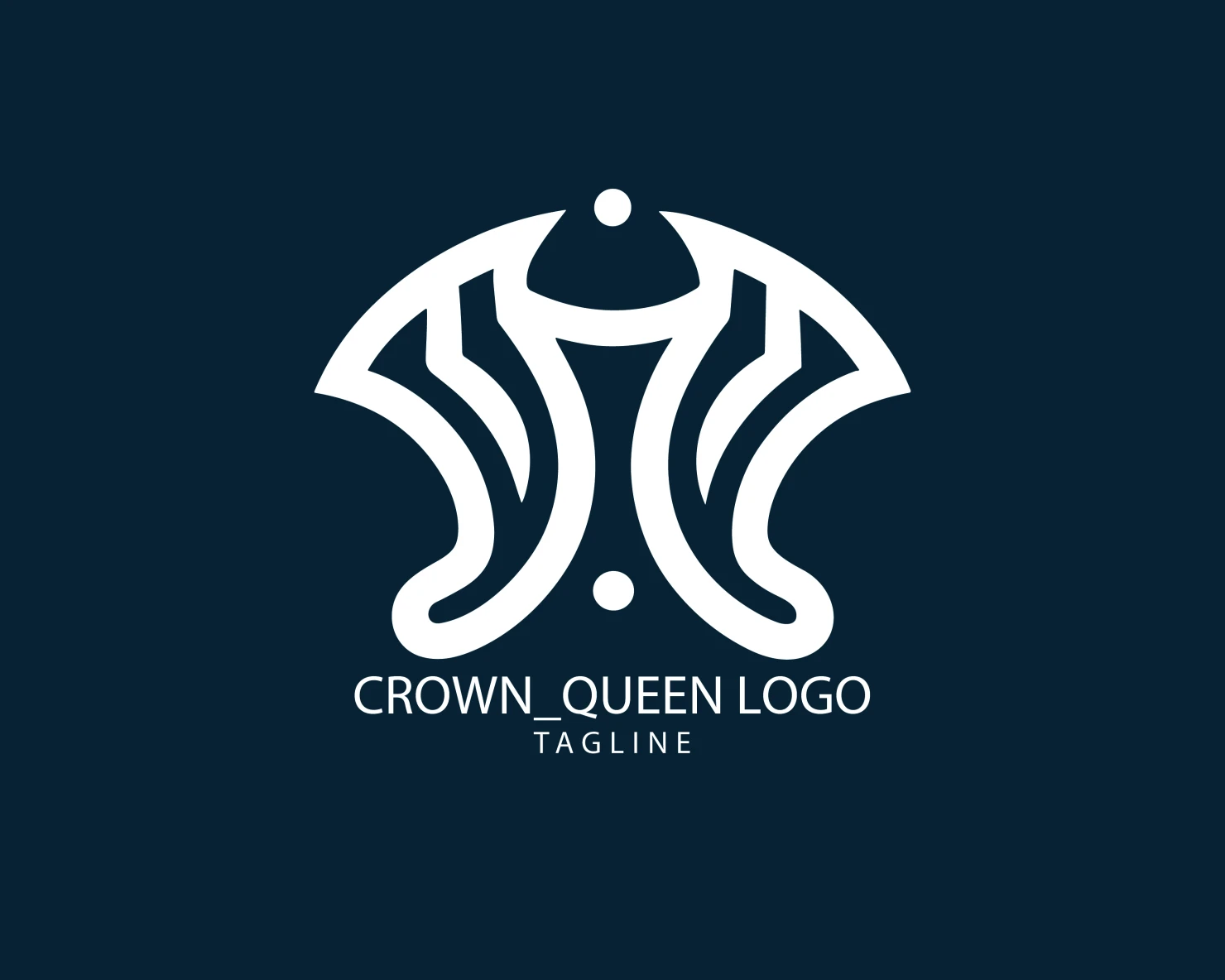 Crown customizable logo set design #38141