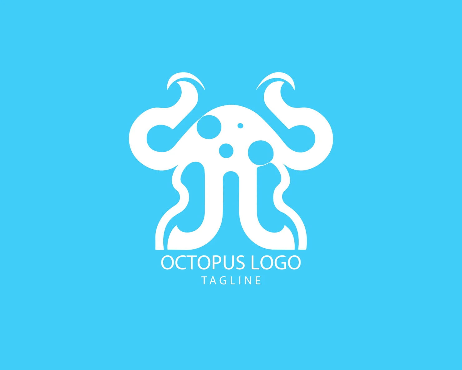 Octopus customizable logo set design #38152
