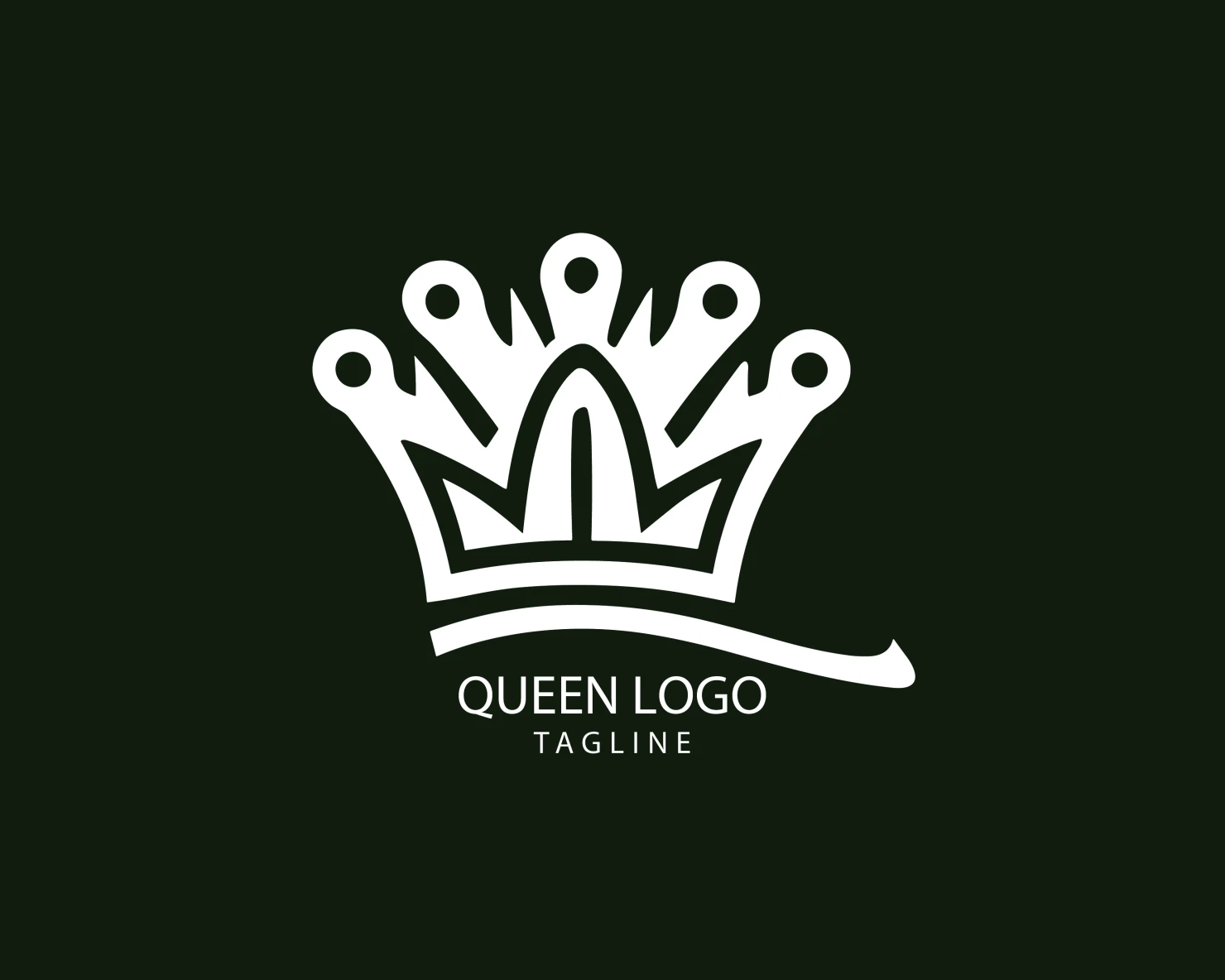 Queen customizable logo set design #38156