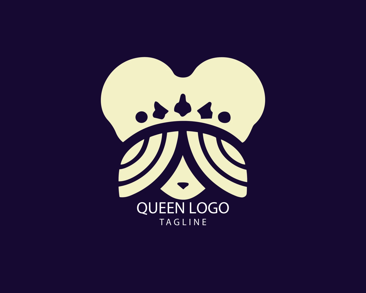 Queen customizable logo set design #38158