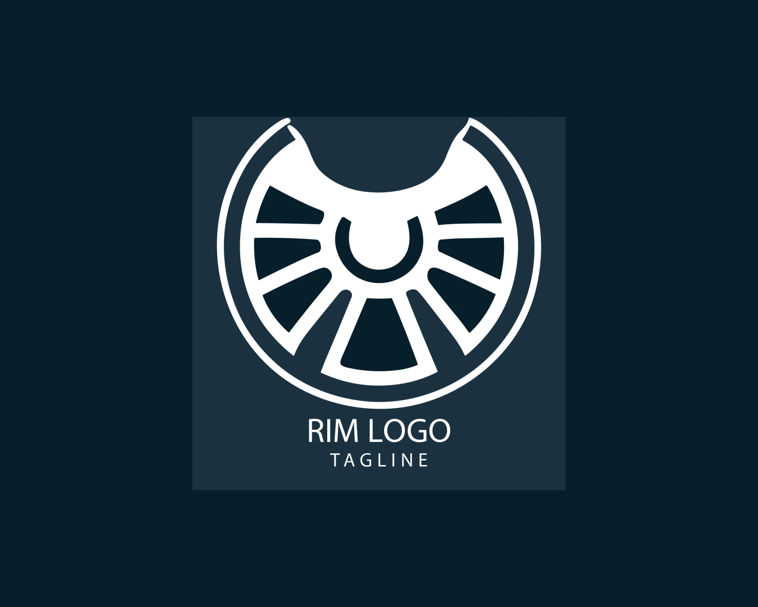 Rim customizable logo set design #38182