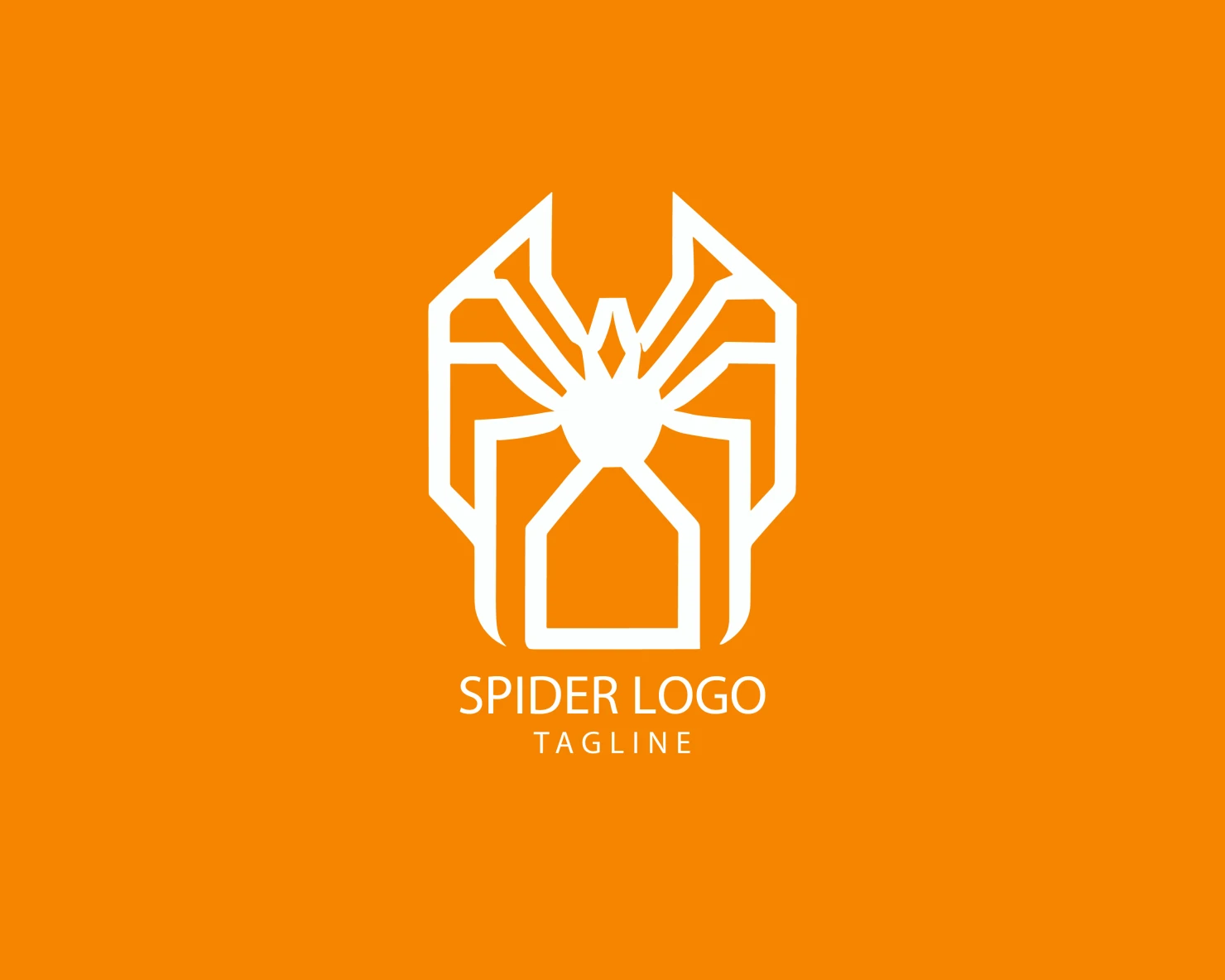 Spider customizable logo set design #38185